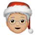 🧑🏼‍🎄 mx claus: medium-light skin tone display on Apple